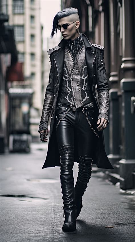 goth male outfits|gothic aesthetic outfits male.